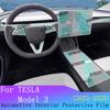 For Tesla Model 3 -2025 Car Full Set Interior Film Navigation Screen Protection Center Console Transparent Anti-scratch Film