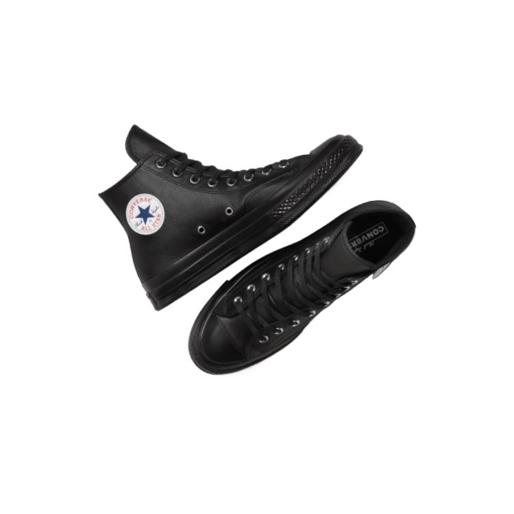Converse Chuck 70 High Leather Black Black White Unisex Sneakers A15169C