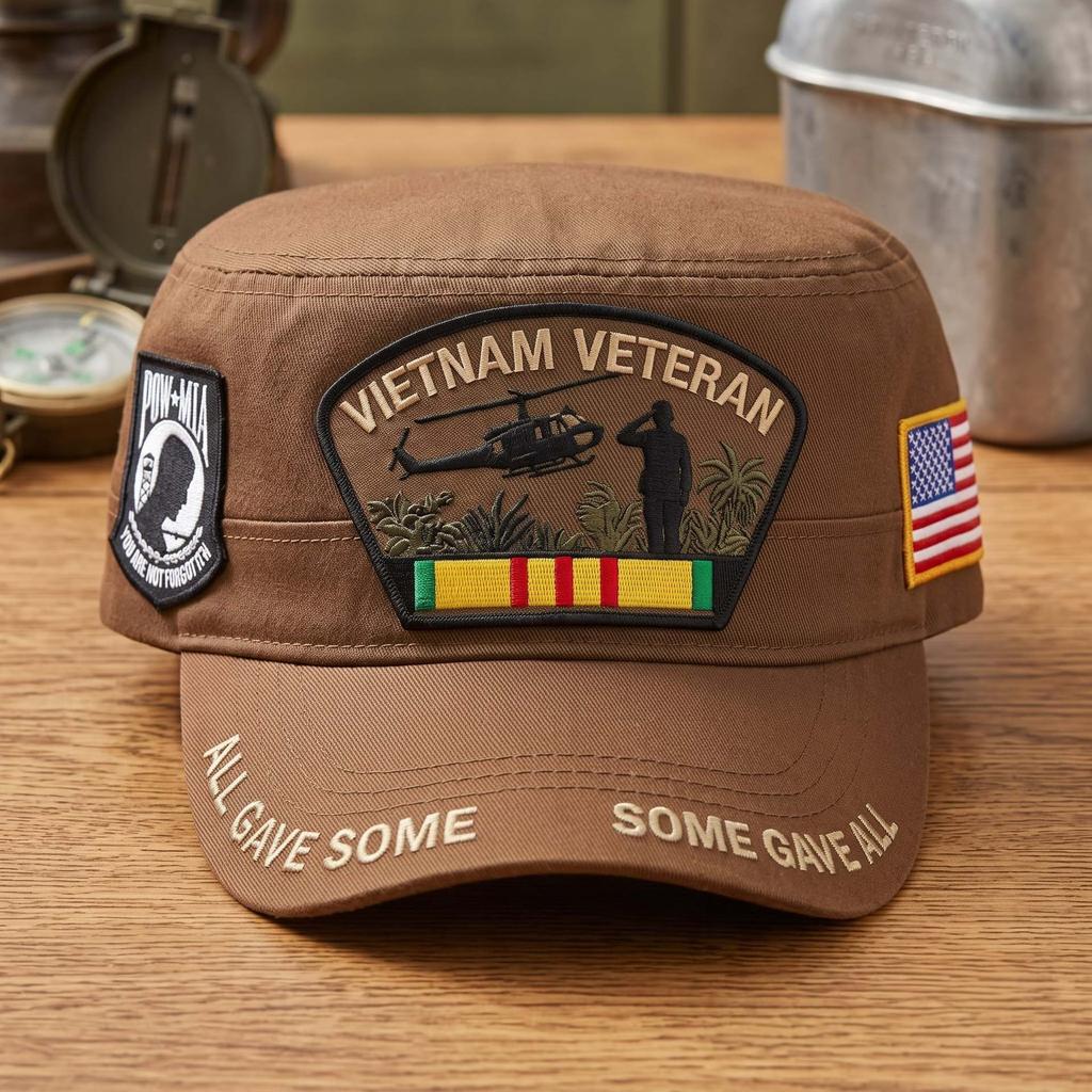 New Vietnam Veteran Boss Memorial Baseball Cap D Digital Printing Baseball Cap American Retro Cap