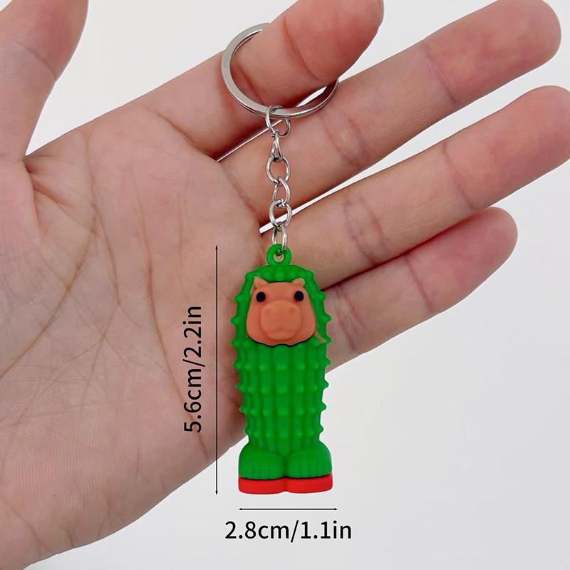 Playful Italian Brainrot Animals Keychains Acrylic Shark Keychain Meme Keyrings Fans Friends Gifts Phone Charms Backpack Pendants