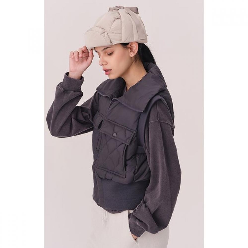 Huit Goose Down Vest With Out Pocket Htwpd5l01t