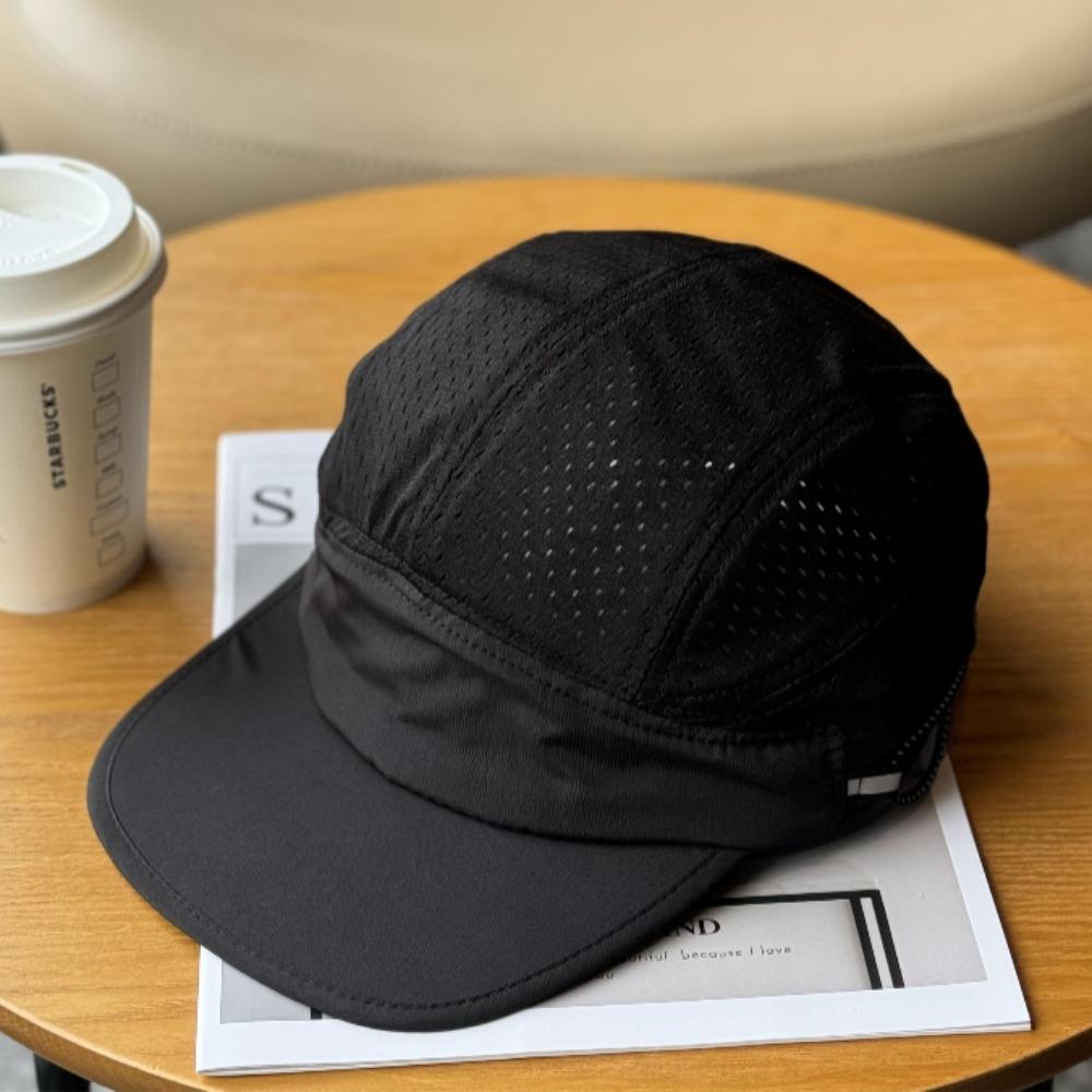 

Waterproof Quick Dry Vintage Cap for Men Women, Mesh Plain Design, Perfect for Running Outdoor Streetwear Casual Fashion Hat чёрный