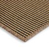 Tapis tressé bi-colore marron 60x110