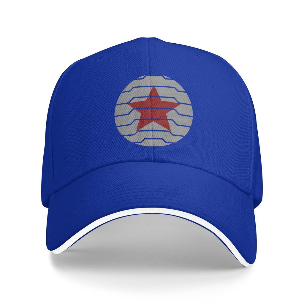 Bucky Barnes Winter Soldier logo  Sandwich Caps Adult HipHopBaseball Cap Hat Adjustable Polyester Racing Cap Summer Caps