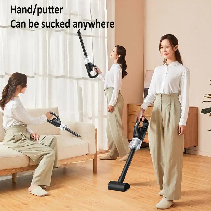 2 In 1 Car Vacuum Cleaner 60000PA Wireless Cleaner Handheld Chargeable Compressed Air Duster Vacuum Cleaner for Home Office