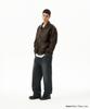 Mahagrid Washed Faux Leather Blouson Brown(Mg2Efmb940A)