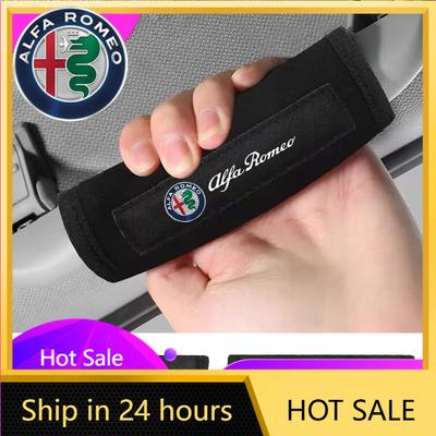 Autocolantes Para Carro Para Alfa Romeo Estilo de Carro Teto Apoio de Braço Capa de Puxar Puxador Luvas Protetor Para Alfa Romeo giulia stelvio giulietta