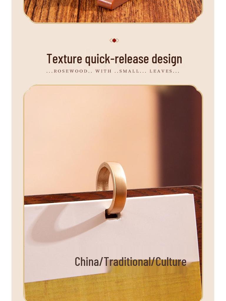 Luxus Holz Schreibtischkalender Geschenkset: Anpassbares Jahr des Pferdes 2026 mit Logo für Kunden