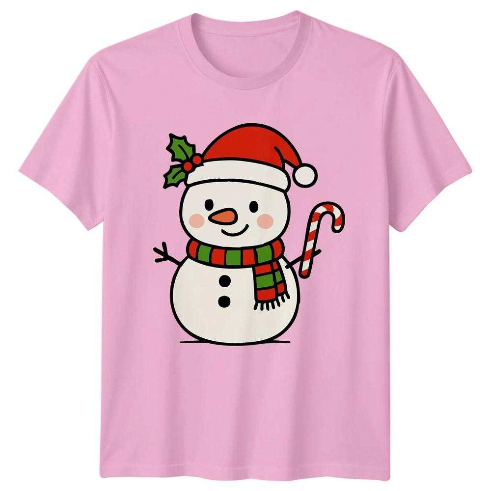 SnowUnisex Christmas Holidays Unisexs TShirt Unisexs Tee Cartoon Graphic