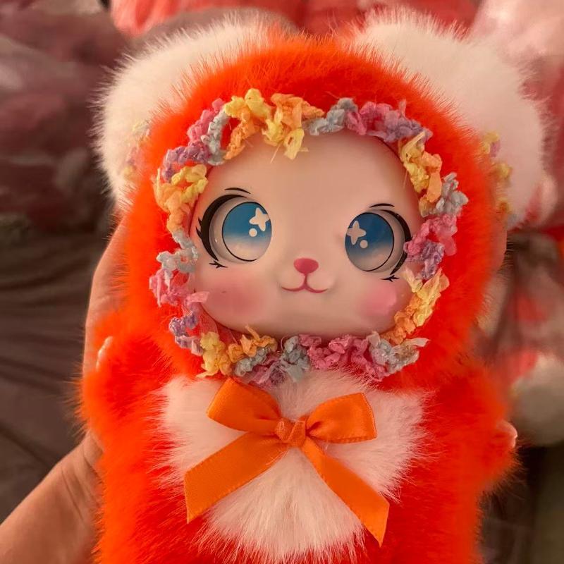 2026 Exquisite Rabbit Plush Pendant Cute Big Ear Fluffy Bunny Doll Keychain Ornament for Backpack Girls Daily Gifts