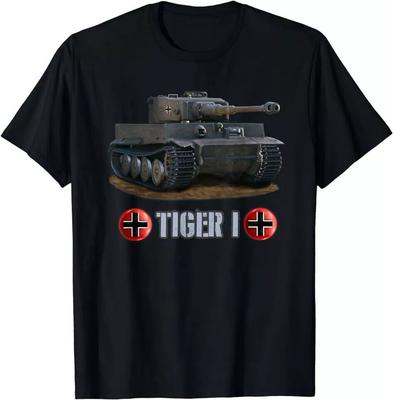 New World War 2 German Tank Tiger Fu T-Shirt S-5XL,black Color Unisex T-Shirt