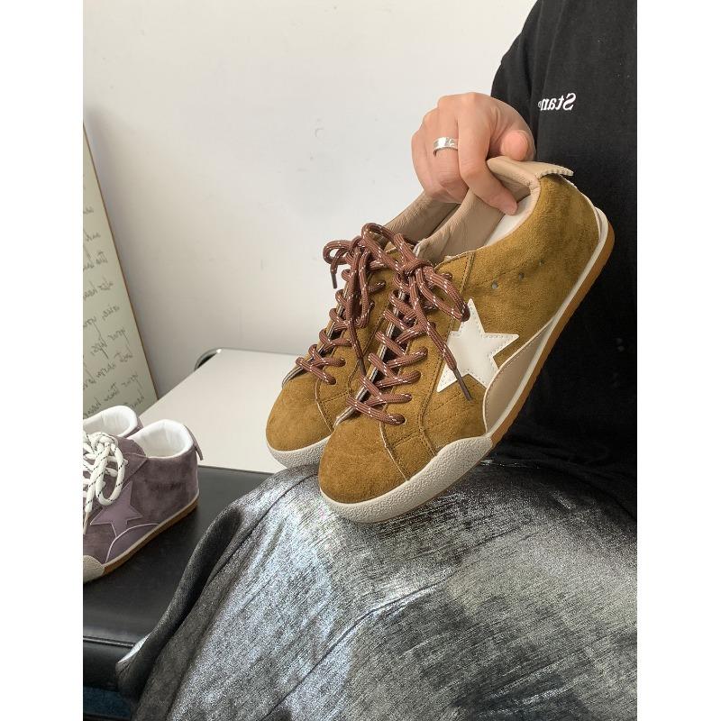 

Осень новые мягкие подошвы маленькие грязные туфли женщины увеличить звезда грязные туфли старые ретро кеды женщины 35