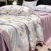 Tencel Summer Quilt Set: 25 Designs - Lightweight Silk, Washable, Perfect for Student Dorm Beds