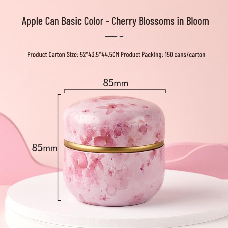 Small Round Tinplate Tea Can & Wedding Candy Box