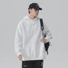 Unisex Oversized Solid Color Hooded Sweatshirt - Long Sleeve Pullover with Pocket