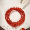 Hongwansha's Official Flagship Store Offers Exquisite and Beautiful Niche Women's Bracelets Made of Pure Natural Red Agate Beads