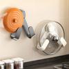 Adjustable Wall Mounted Pot Lid Rack Heavy Duty Pot Lid Holder Kitchen Storage Rack  Home Use
