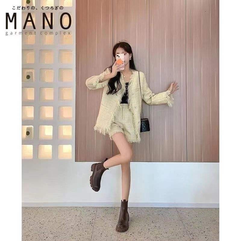 Chelsea boots women's 2025 autumn and winter super fire fried street thick-soled thin small short boots winter women's shoes cigarette holder Mart