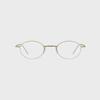 [10-YEAR EDITION] Karo - Gold Oval Metal Glasses with Free Prescription Lenses