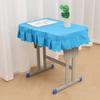 Primary School Tablecloth Classroom Desk Cover School Tablecloth 40 × 60 Single Blue Open Table Cover Student Table Cover