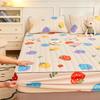 New Thicken Quilted Mattress Cover King Bed Fitted Bed Sheet Anti-Bacteria Mattress Topper Air-Permeable Bed Pad (No Pillowcase)