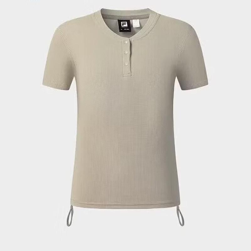 FILA Women s Slim-Fit Henley Sport T-Shirt M