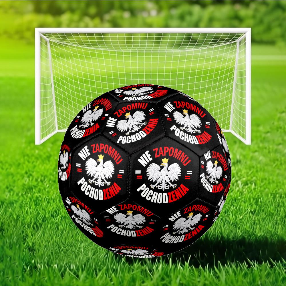 Eagle Of Poland: Symbolic Strength Soccer Ball Size 5 Soccer Ball, Machine-stitched, Durable, Suitable for Training and Matches Fan Gift