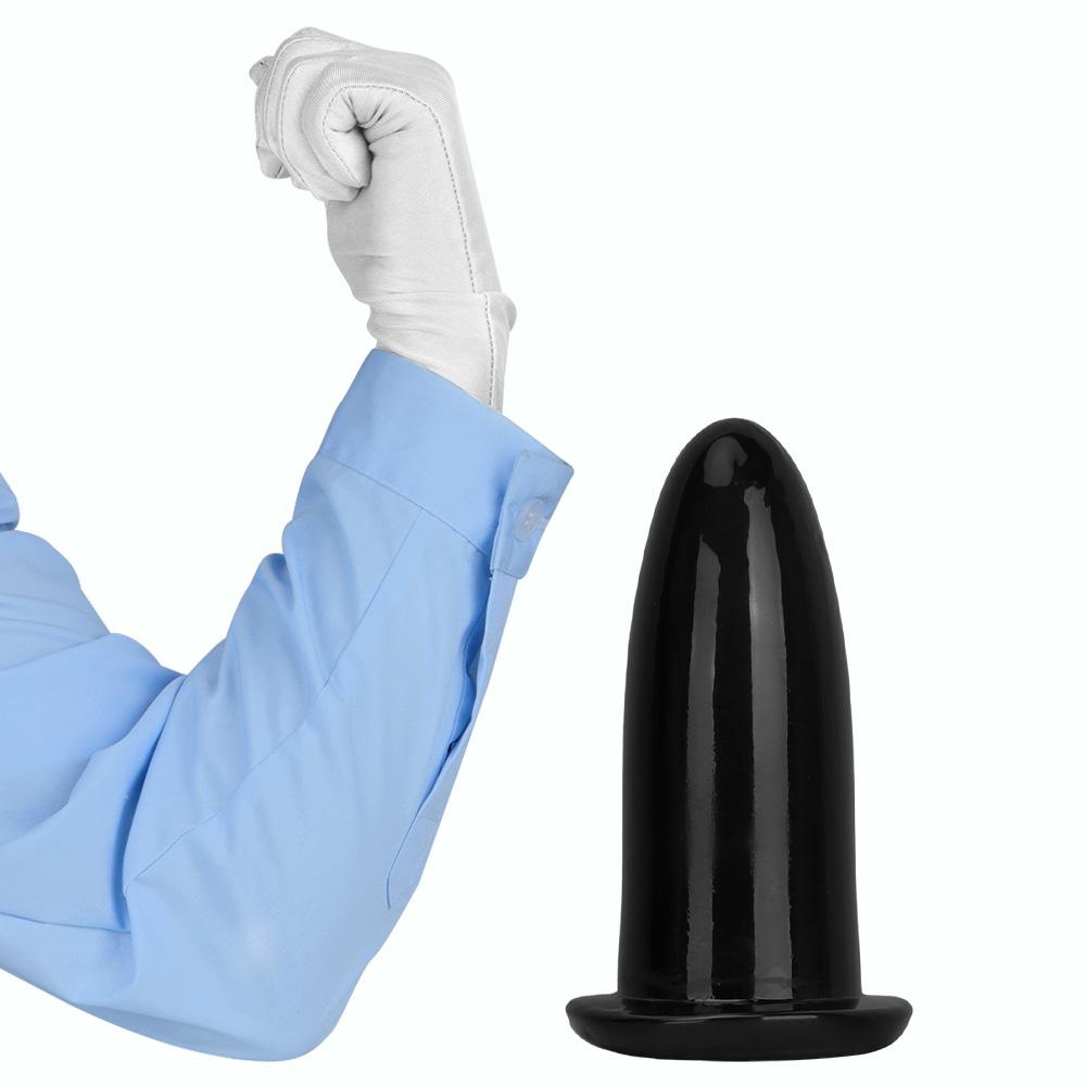 Black PVC Dildo Simulated Penis Butt Plug with Suction Cup Fisting Sex Toy Strap On Cock Big Dick Realistic Cock