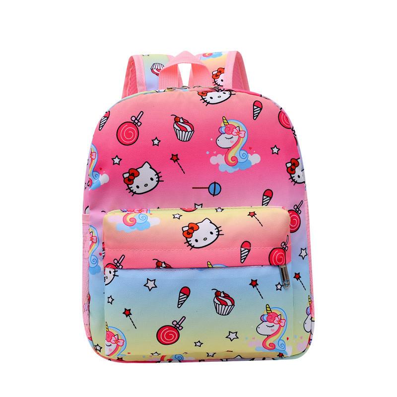 Adorable Cartoon Kindergarten Backpack For Girls Aged 3-6 Lightweight Durable Nylon