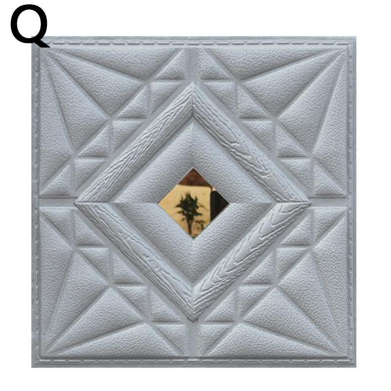 1 x 3D-Wandaufkleber für Wohnzimmer, Hintergrund, Ziegelstein, selbstklebend, 30 x 30 cm, Heimdekoration