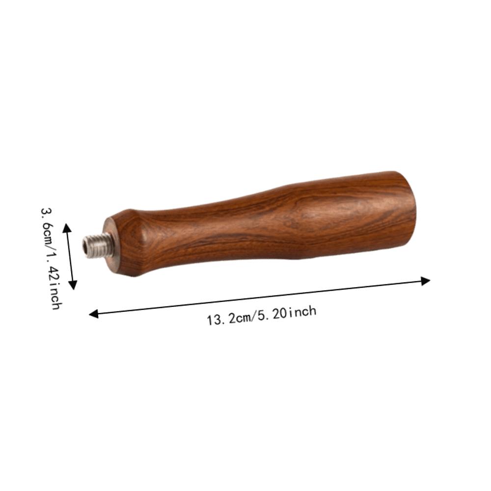 Brown Wooden Coffee Filter Handle M10 Thread Coffee Filter Handle for M10 Coffee Machine