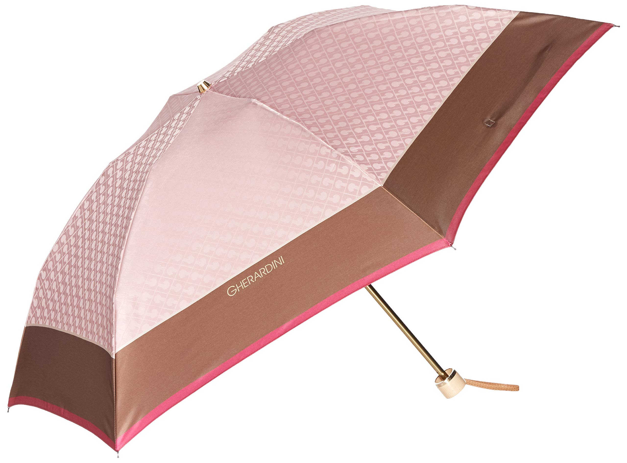 

GHERARDINI AURORA 1GD Логотип Жаккардовый Окрашенный Складной Зонт Розовый Япония Спицы 55 см 17001-01G (Сделано в Японии) Женский (Свободный размер) розовый