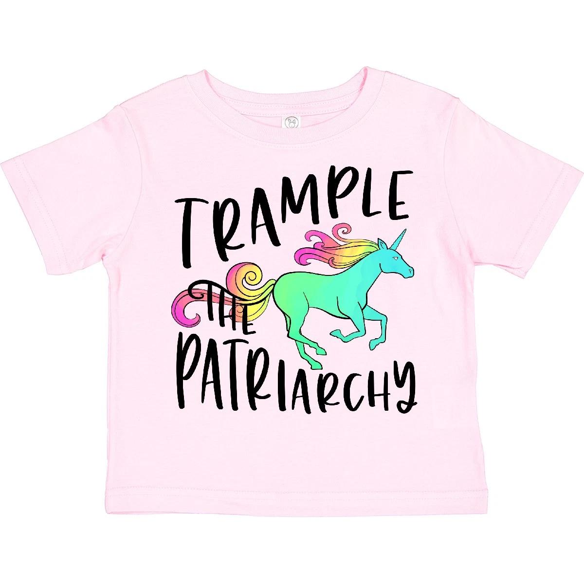 Inktastic  Rights Trample The Patriarchy Toddler T-Shirt Feminism Funny 140