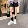 Leather Round Head Thick Sole Heightening Board Shoes Women's 2025 New Muffin Heel Lace-up Sports and Leisure Little White Shoes