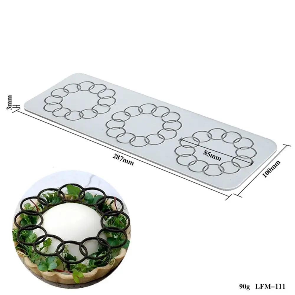 Flower Leaf Patterns Cake Lace Mat Fondant Silicone Mold DIY Craft Baking DecorationCooking Printing Mold Bakeware Cake Tools
