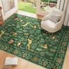 French Style Bedroom Decor Plush Carpet Fluffy Soft Carpets for Living Room Flower Pattern Lounge Floor Mat Thicken Washable Rug