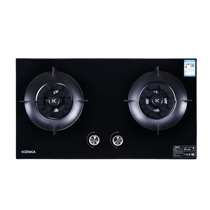 Konka High-Efficiency Double Burner Gas Cooktop CN plug (adapter included) Double Burner