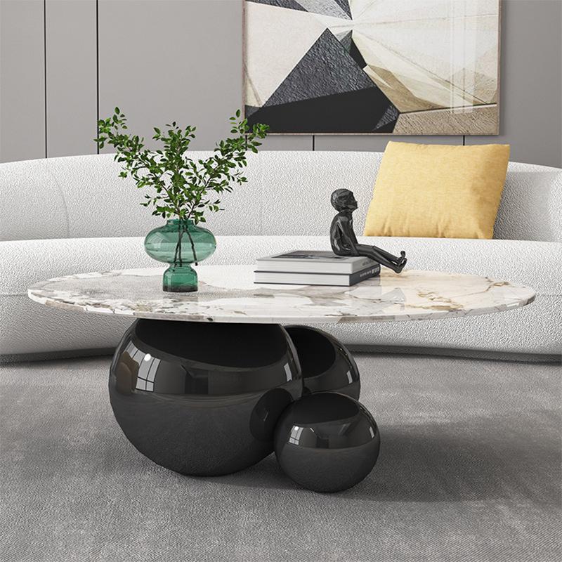 New Hot Sale Luxury Marble Stone Table Living Room End Side Home Corner Center Marble Living Room Sofa Corner Coffee Table