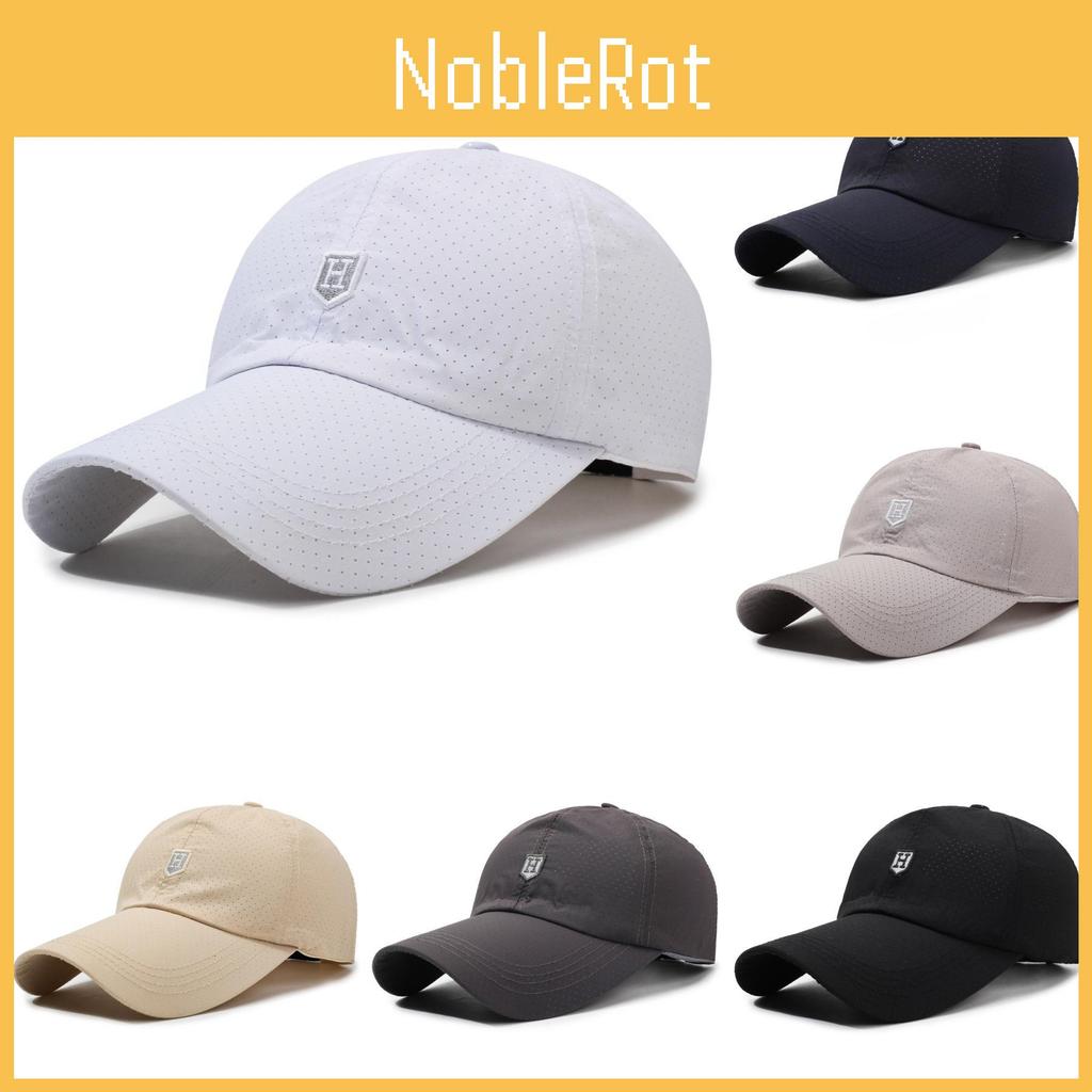 Letter H Embroidery Baseball Hat Adjustable Sun Protection Gifts Breathable