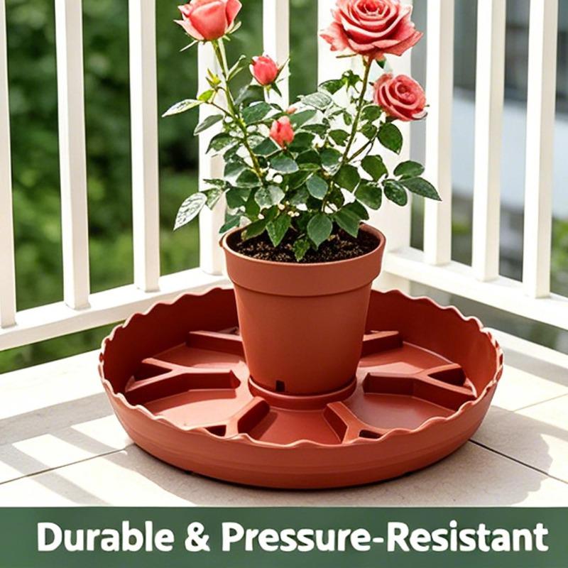 S/M/L Y-shaped Flower Pot Tray Breathable Draining Prevents Root Rot Pots Trays Plant Water Catcher Drip Trays Flowerpot Saucers