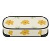 Pen Case 300D Polyester Casual Large Capacity Secure Zipper with Main Compartment Mesh Pocket and Pen Slots for Teens and Students