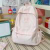 Schoolbag1011 Casual Backpack Small Fresh Plaid Japanese College Style Large Capacity Student Schoolbag Travel Commuter Backpack
