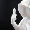 Elefantenfigur Sandstein Ganesha Sitzend Meditation Buddha Elefantenstatue Innen