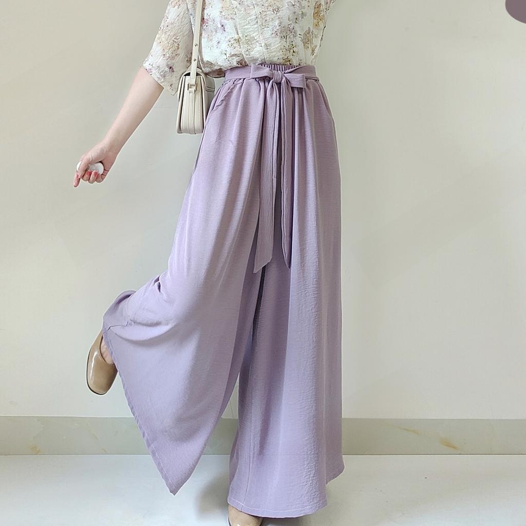 Chinese Tang Dynasty Style Hanfu, Flat Collar Top And One Piece Skirt, Wide Leg Pants, Temperament, Fashionable Suit For Women