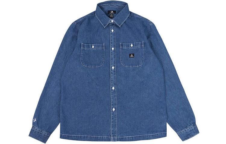 Converse FW23 Denim Jacket Men s Blue 10026570-A01 S