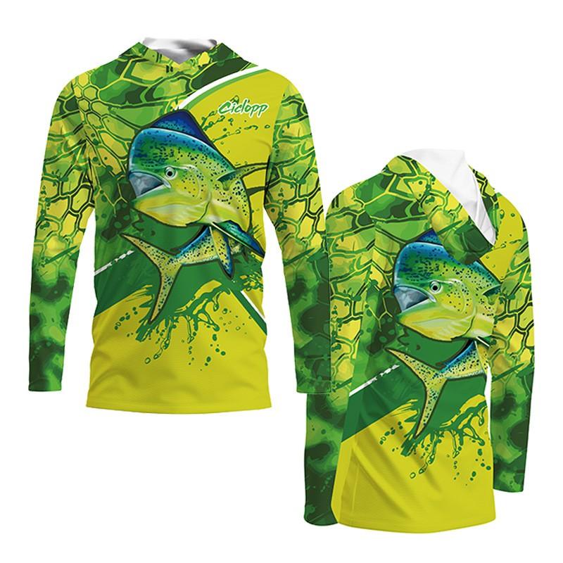 Men Women Quick Dry UV Protection Hooded Long Sleeve Fishing Shirt Summer Breathable Outdoor Sportswear