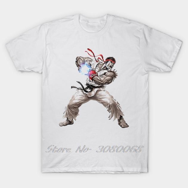 Unisex tshirt Ryu Tshirt Women T Shirt Summer Tees Hip Hop Harajuku S