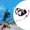 Snorkel Set, Adult Snorkeling Diving Tempered Glass Goggles Swimming Set