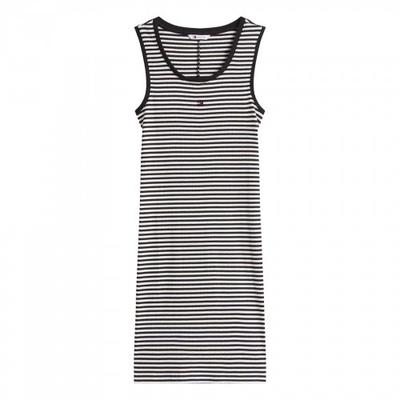 Dámské/Dámské základní žebrované úzké šaty na ramínka Tommy Jeans
