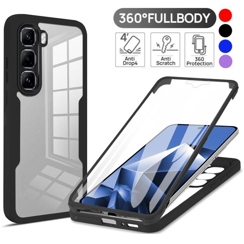 Full Body Protection Shockproof Case for Infinix Hot 60 Pro Pro+ Plus Hot 60i Protective Cover Screen Protector Fundas Coque